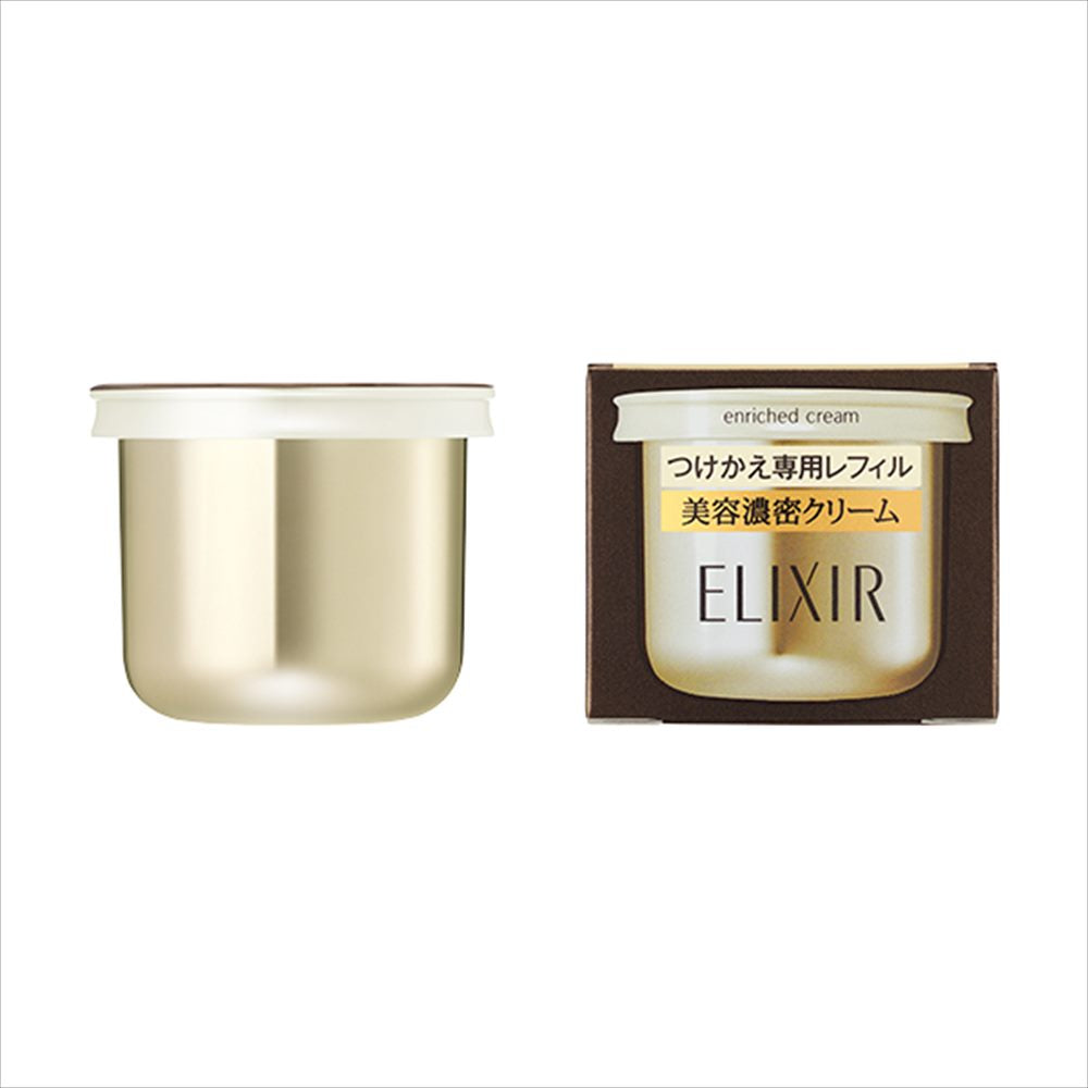 Elixir Superieur Enriched Cream TB, Dense Beauty Cream for Firmness and Dry Fine Lines, Aqua Floral Scent, 45 g Jar or 45 g Refill