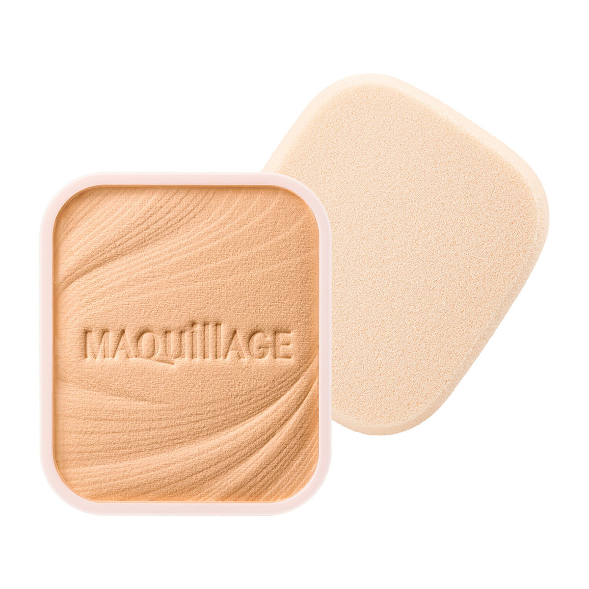 Maquillage Dramatic Powdery EX Foundation SPF25 PA+++ — Mousse-Made Powder Refill With Sponge, 9.3g, 8 Shades