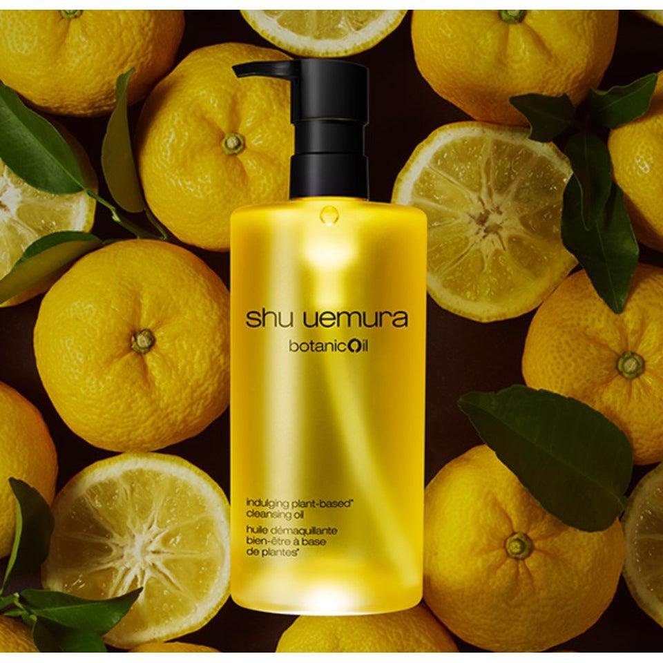Shu Uemura botanical cleansing oil 450ml — use illustration