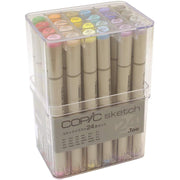 Copic Sketch Basic 24-color marker set — full set in case