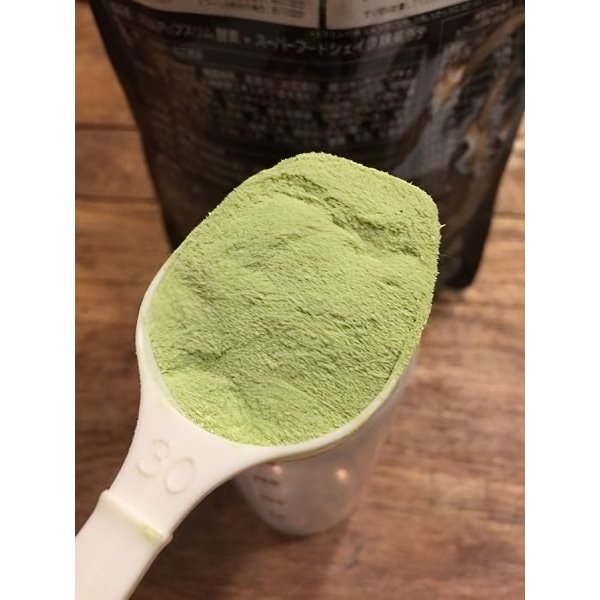 Asahi matcha meal replacement shake 315g — prepared drink
