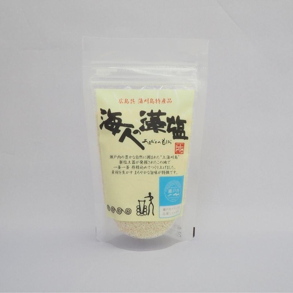 Amabito no Moshio seaweed salt 100g — front package