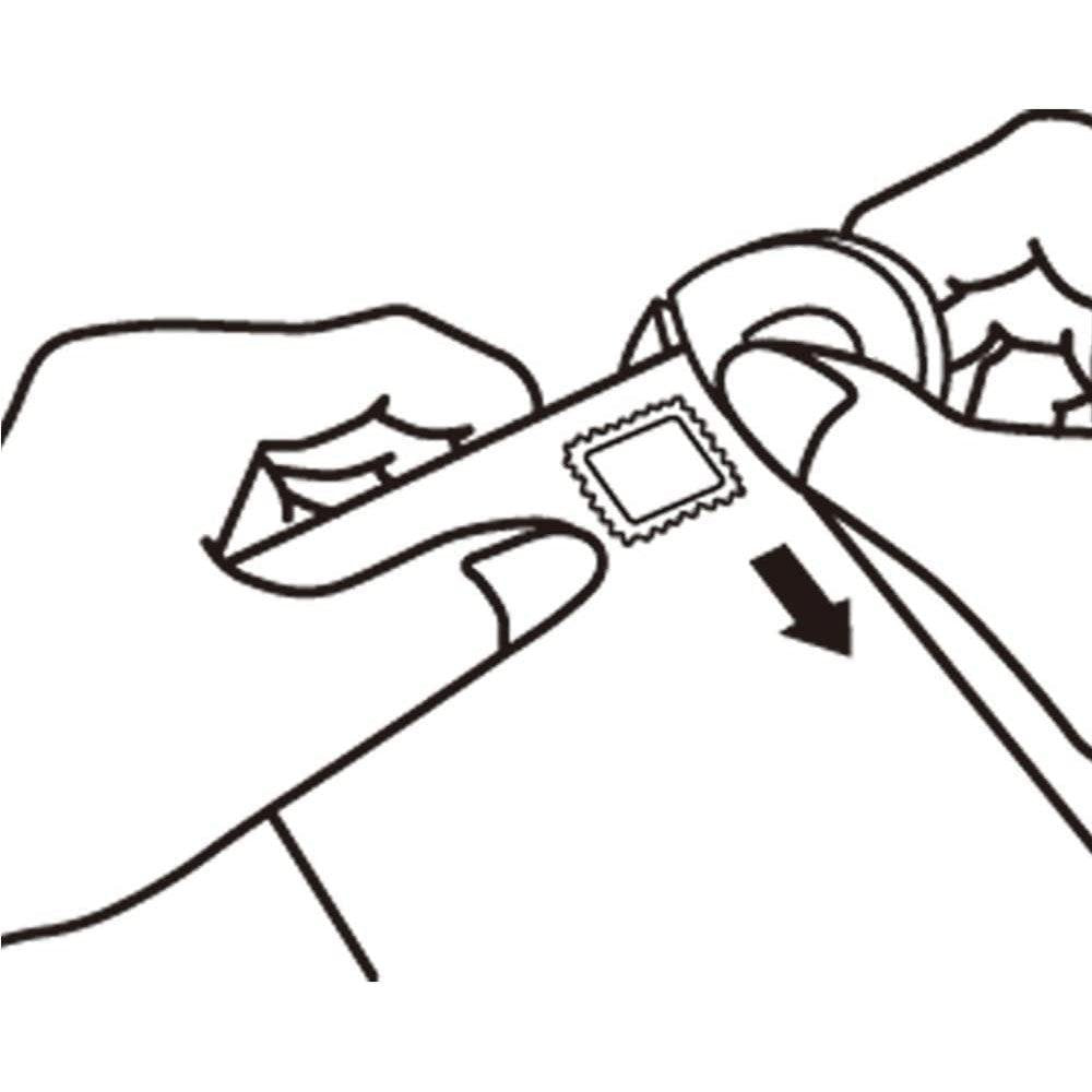 OHTO white ceramic letter opener — package view