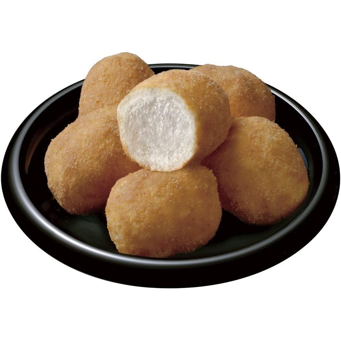 Echigo Seika roasted soybean rice puffs — package detail