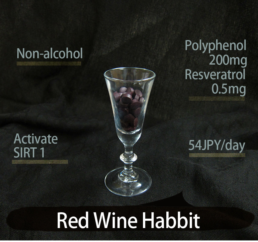 NIHON KEFIA Co., Ltd. Red wine habit ~Polyphenols for anti aging support~