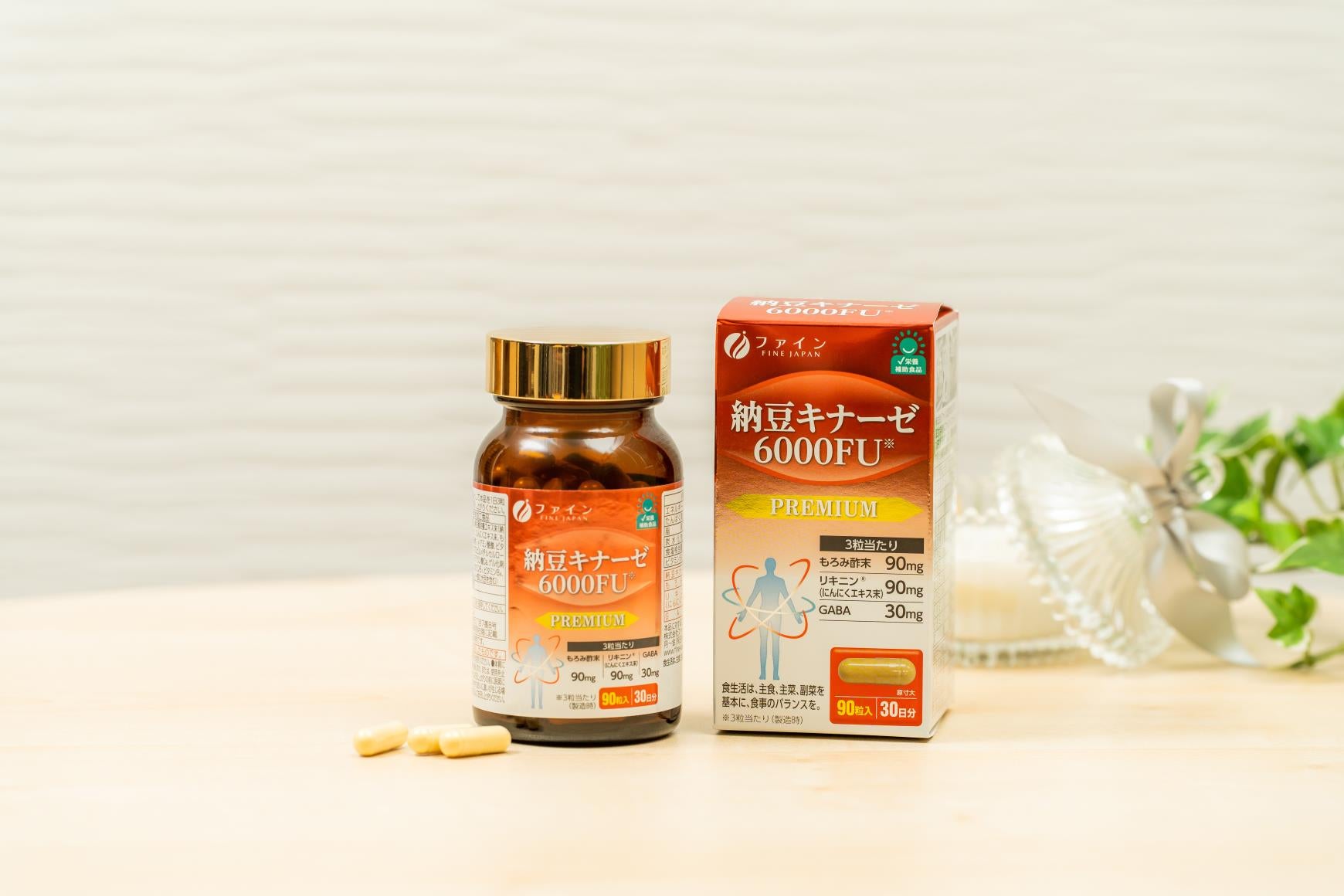 Fine Japan Co., Ltd. Natto Kinase 6000FU 90capsules