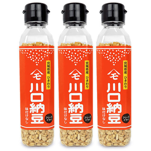 Three65g jars of chopped natto