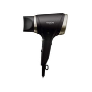 Koizumi KHD-9040 Ion Balance Hair Dryer, 1300 W with 2.3 Cubic Metres per Minute Airflow, 460 g Folding Dryer with Turbo and Cool Switch, AC 100 V Only, Black or White