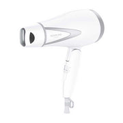 Koizumi KHD-9820 Negative-Ion Hair Dryer, 1200 W with 1.6 Cubic Metres per Minute Airflow, 480 g, Turbo and Set Modes, Cool Air and Power-Up Nozzle, AC 100 V Only, White or Black