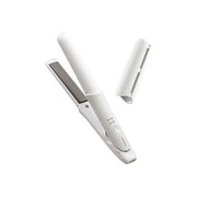 Koizumi KHS-8560 Mobile Mini Straightener, USB Type-C Powered Hair Iron with Cap, 12 mm Plates, 150 and 190 C, 46 g, White or Black