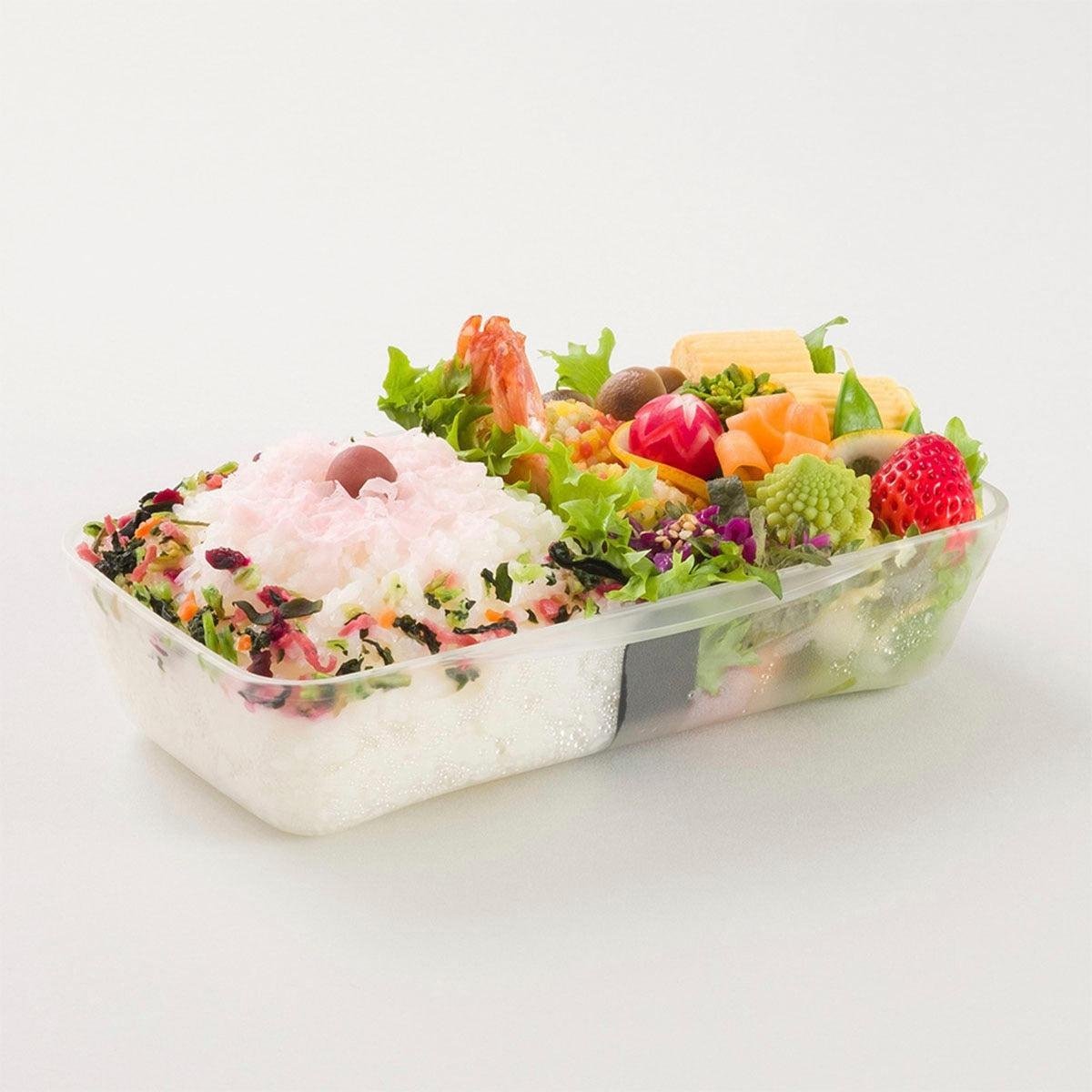 Komori-Jushi premium dome lunch box 630ml — raised lid