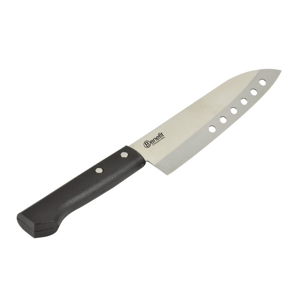 Pearl Metal Benefit Perforated Santoku Knife 170 mm F-2200, 1 or 2 Knives