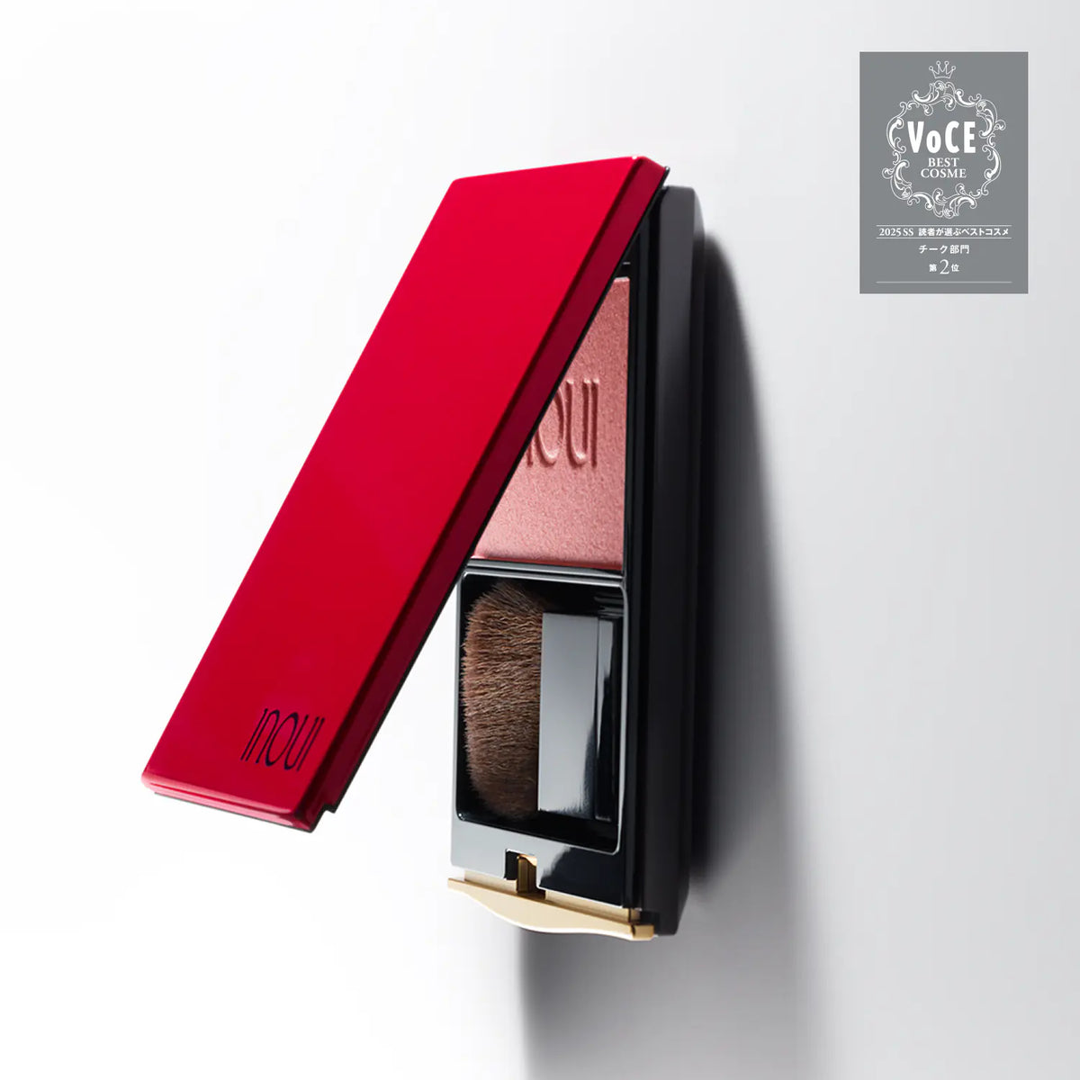 INOUI Cheek — Glow Powder Blush With Brush 4.9g