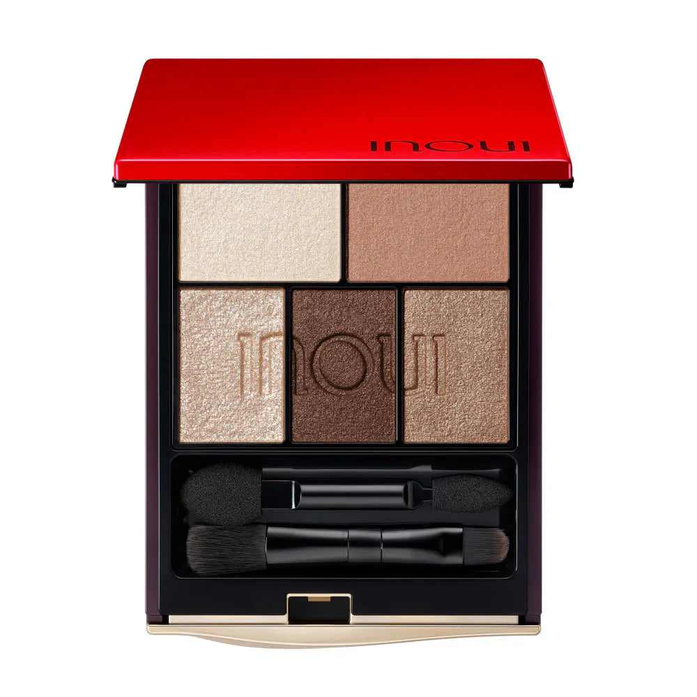 INOUI Eyes — Five-Color Eyeshadow Palette With Tip And Brush 5g