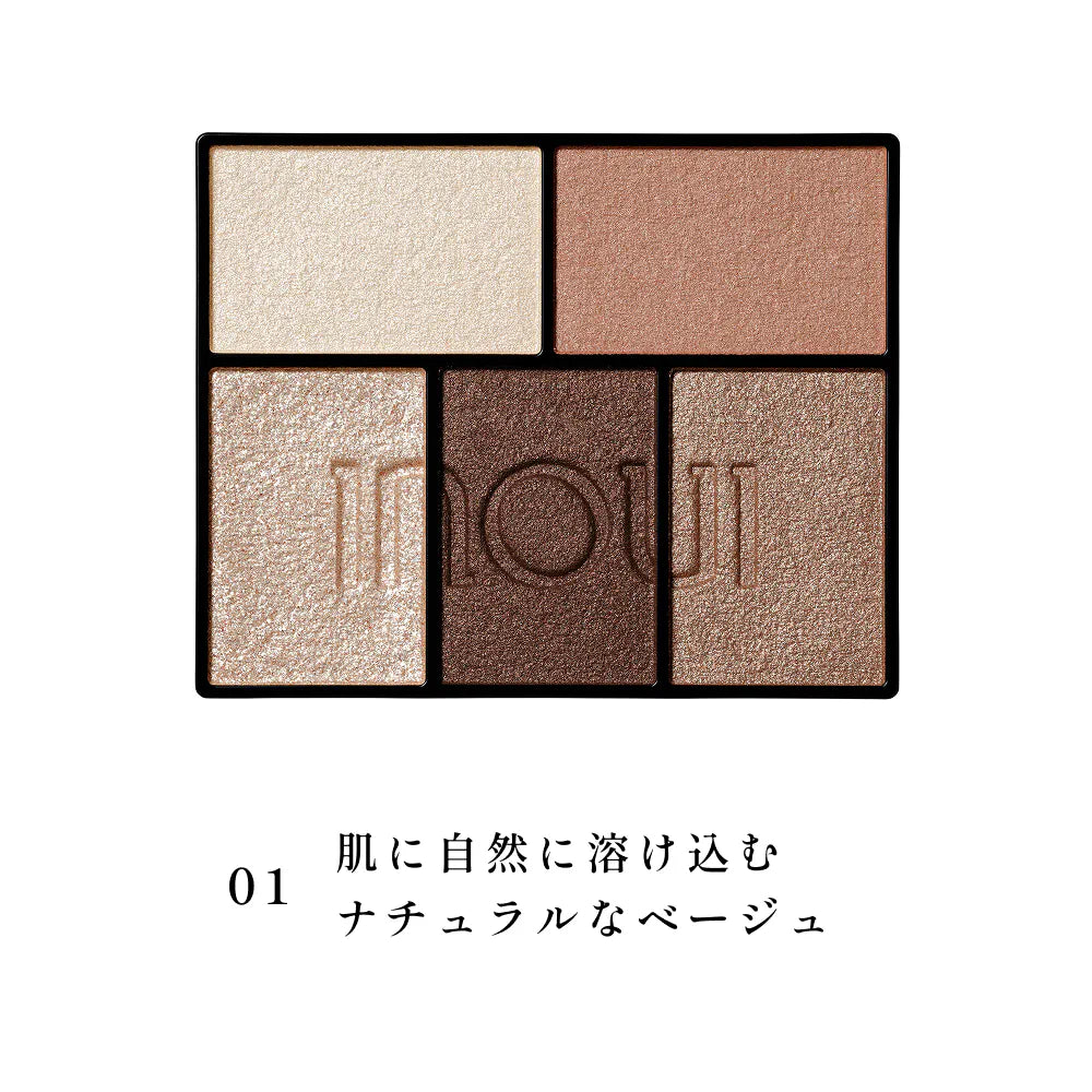 INOUI Eyes — Five-Color Eyeshadow Palette With Tip And Brush 5g