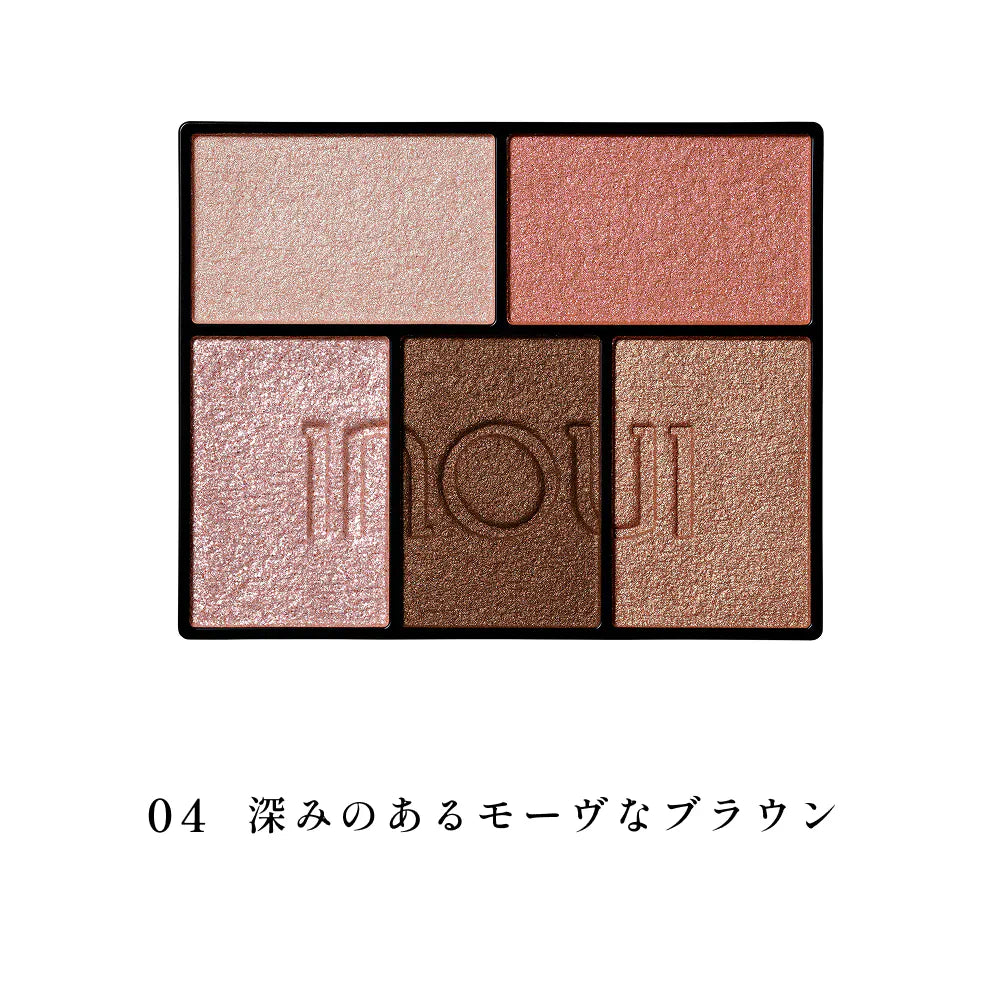 INOUI Eyes — Five-Color Eyeshadow Palette With Tip And Brush 5g