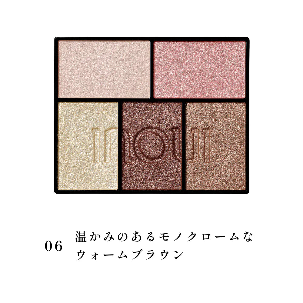 INOUI Eyes — Five-Color Eyeshadow Palette With Tip And Brush 5g