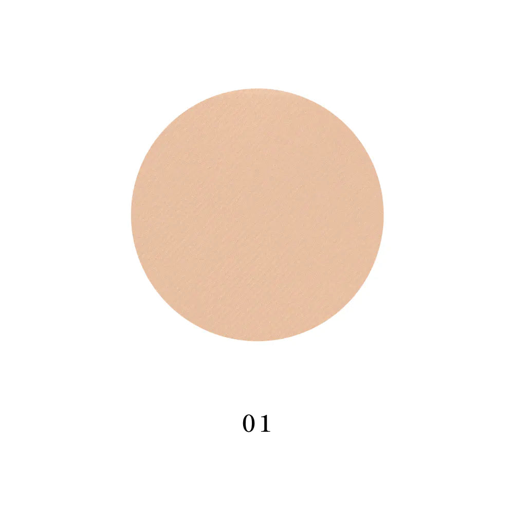 INOUI Powder Foundation SPF30 PA+++ — Translucent Glow Pressed Powder Refill With Sponge, 13g, 5 Shades