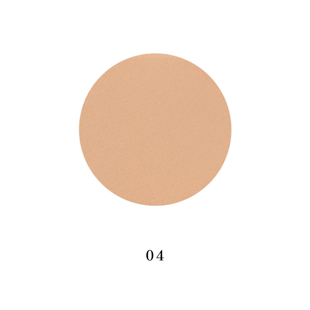 INOUI Powder Foundation SPF30 PA+++ — Translucent Glow Pressed Powder Refill With Sponge, 13g, 5 Shades