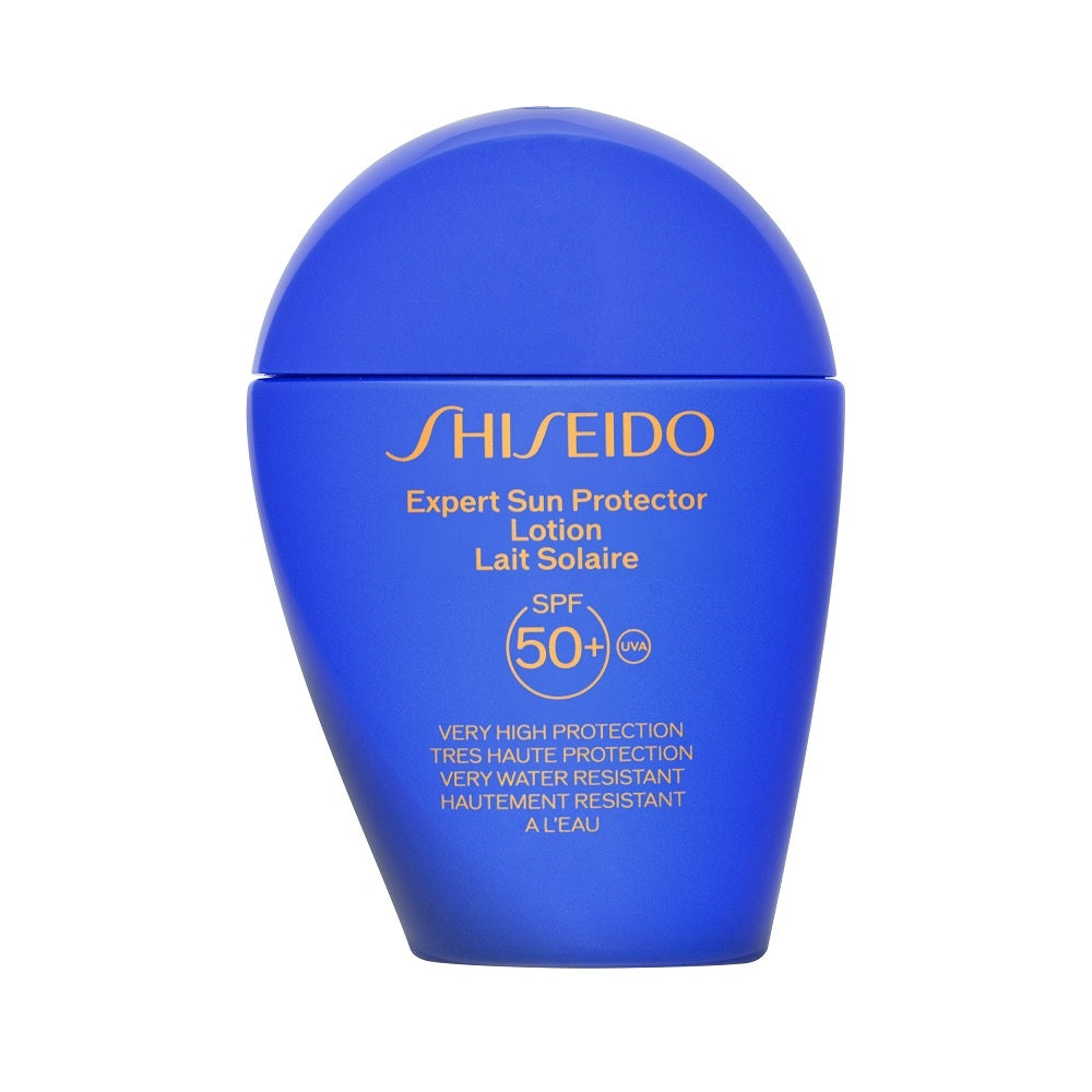 Shiseido Expert Sun Protector Lotion SPF50+, Very High Sun Protection and Very Water Resistant Sunscreen for Face and Body, 50mL
