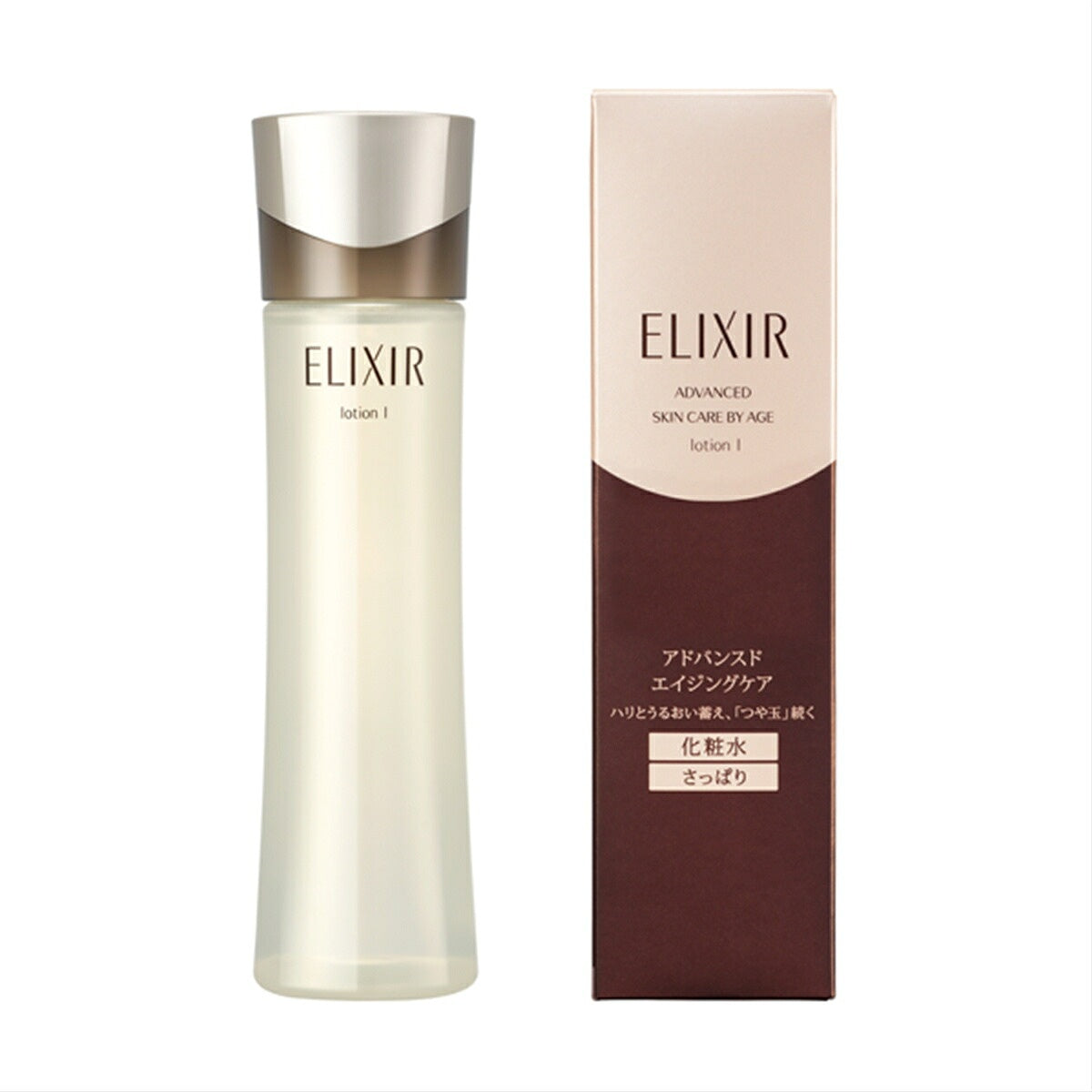 Elixir Advanced Skin Care By Age Lotion, Aging-Care Lotion That Stores Moisture for Plump, Glossy Skin, T1 Refreshing, T2 Moist or T3 Very Moist, 170mL