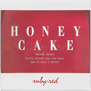 Honey Cake Ruby Red Clear Facial Soap Bar, Soft-Lathering Transparent Face Wash Bar for Morning and Night, 100g