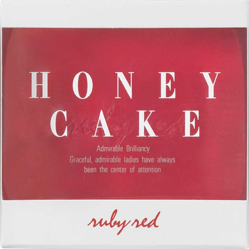 Honey Cake Ruby Red Clear Facial Soap Bar, Soft-Lathering Transparent Face Wash Bar for Morning and Night, 100g
