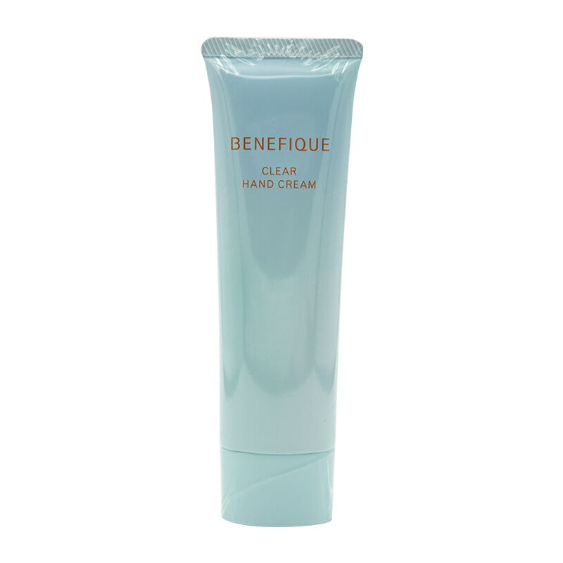 Shiseido Benefique Clear Hand Cream, Brightening-Look Smooth Non-Sticky Hand Cream, Herbal Floral Scent, 50g