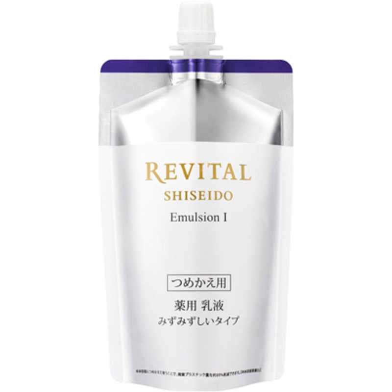 Shiseido Revital Emulsion I a or II a Refill, Medicated Whitening and Firming Emulsion, Fresh or Moist Type, 110mL