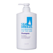 Sea Breeze Natural+Aid Shampoo, Cool Refreshing Silicone-Free Pump Shampoo, 600mL