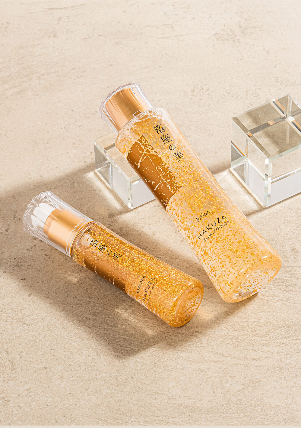 Hakuza Beauty Essence - Skincare layering with Platinum Gold Leaf