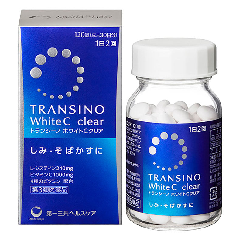 TRANSINO WhiteC Clear — 120 tablets; JAN 4987107619792